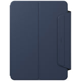 Uniq Rovus Snapmount Magnetic 360 Rotating Fjernbar forside til iPad 11" 2025 / iPad 10.9" 2022 (10 generation) - marineblå