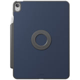 Uniq Rovus Snapmount Magnetic 360 Rotating Fjernbar forside til iPad 11" 2025 / iPad 10.9" 2022 (10 generation) - marineblå