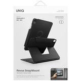 Uniq Rovus Snapmount Magnetic 360 Rotating Detachable Case til iPad Air 11" 2024 / 2025 / iPad Air 10.9" 2020 / 2022 - sort