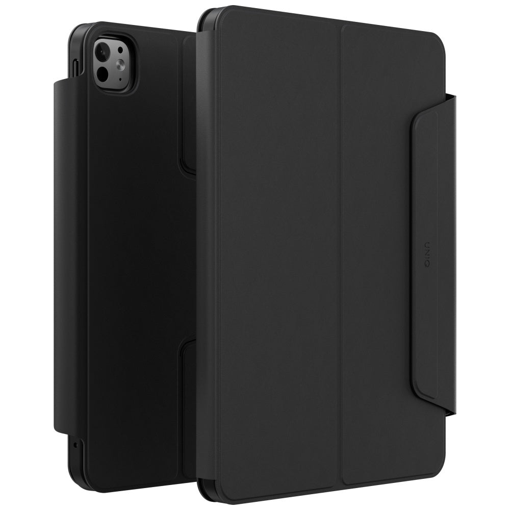Uniq Rovus Snapmount Magnetic 360 Rotating Fjernbar fodtøj til iPad Pro 13 2024 (7. generation) - sort