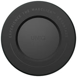 Uniq SnapMount selvklæbende magnetholder - sort