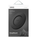 Uniq SnapMount selvklæbende magnetholder - sort