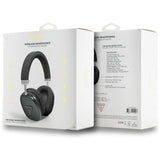 Guess Metallic Triangle Logo Over-Ear Headphones - sort