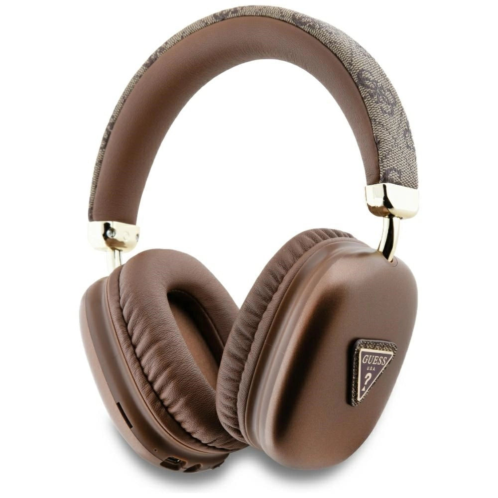 Guess Triangle Logo Over-Ear Headphones - Brunt