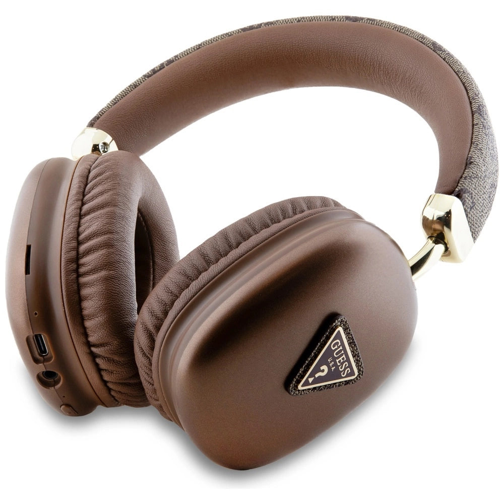 Guess Triangle Logo Over-Ear Headphones - Brunt