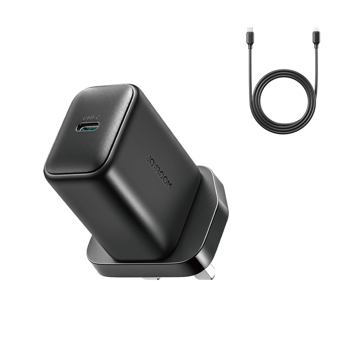 Joyroom JR-TCF23 25W Wall Charger med 1m USB-C-kabel - sort