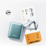 Joyroom JR-PBF27 22.5W 10000mAh Powerbank med to indbyggede kabler - Blå