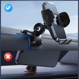 Joyroom JR-ZS259 klemme bilholder med tre justerbare ben - sort