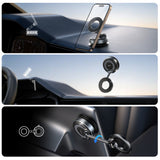 Joyroom JR-ZS501 Magnetisk bilholder Kompatibel med MagSafe til instrumentbræt - mørkgrå