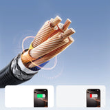Joyroom S-A28 Flash Series 60W USB-C - USB-C kabel 1m - sort