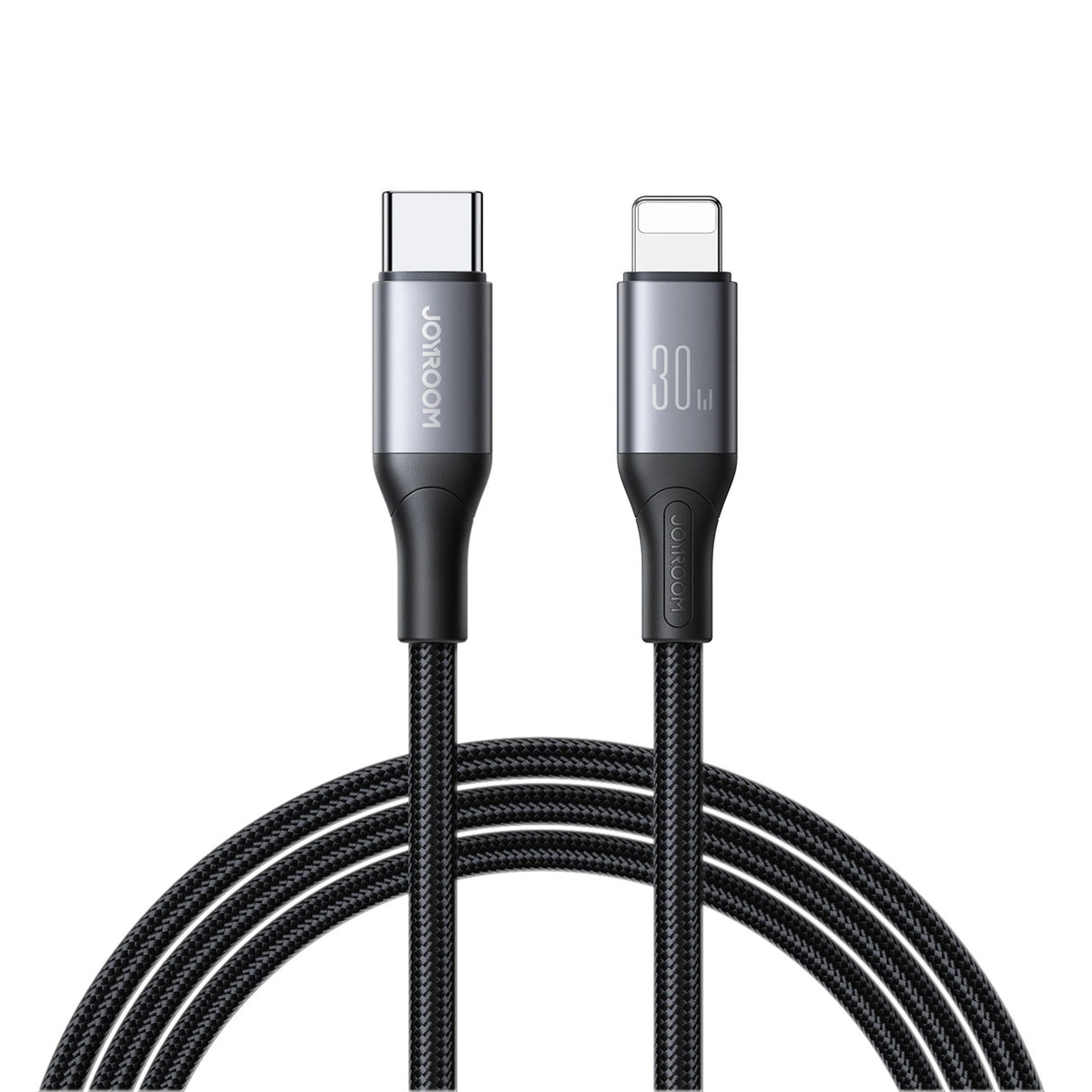 Joyroom S-A28 Flash Series 30W USB-C - Lightning kabel 2m - sort