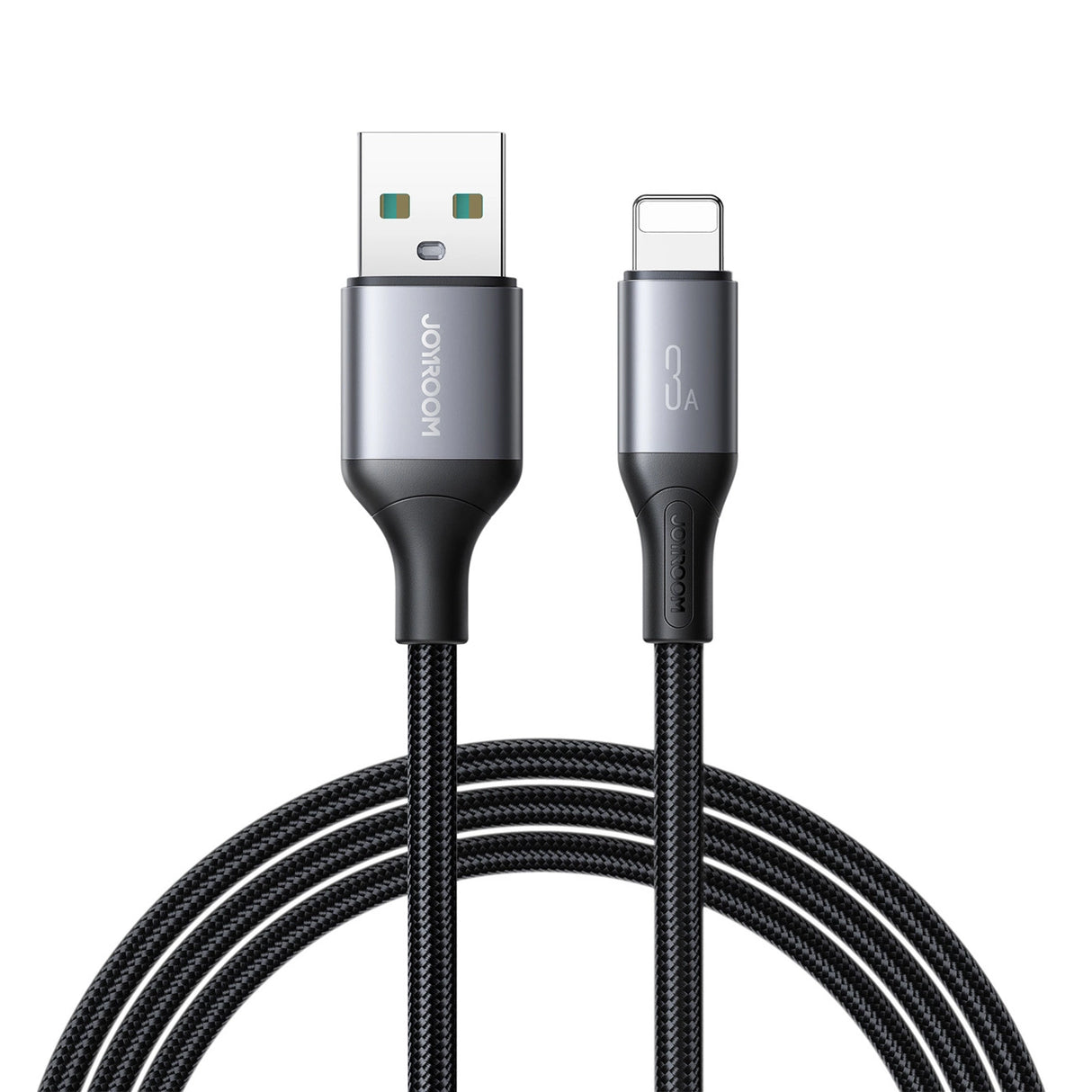 Joyroom S-A28 Flash Series 3A USB-A - Lightning kabel 1m - sort