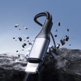 Joyroom S-A28 Flash Series 3A USB-A - Lightning kabel 2m - sort