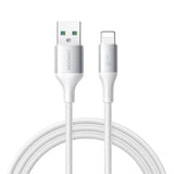 Joyroom S-A28 Flash Series 3A USB-A - Lightning kabel 2m - hvid
