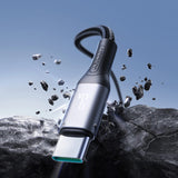 Joyroom S-A28 Flash Series 3A USB-A - USB-C kabel 1m - sort