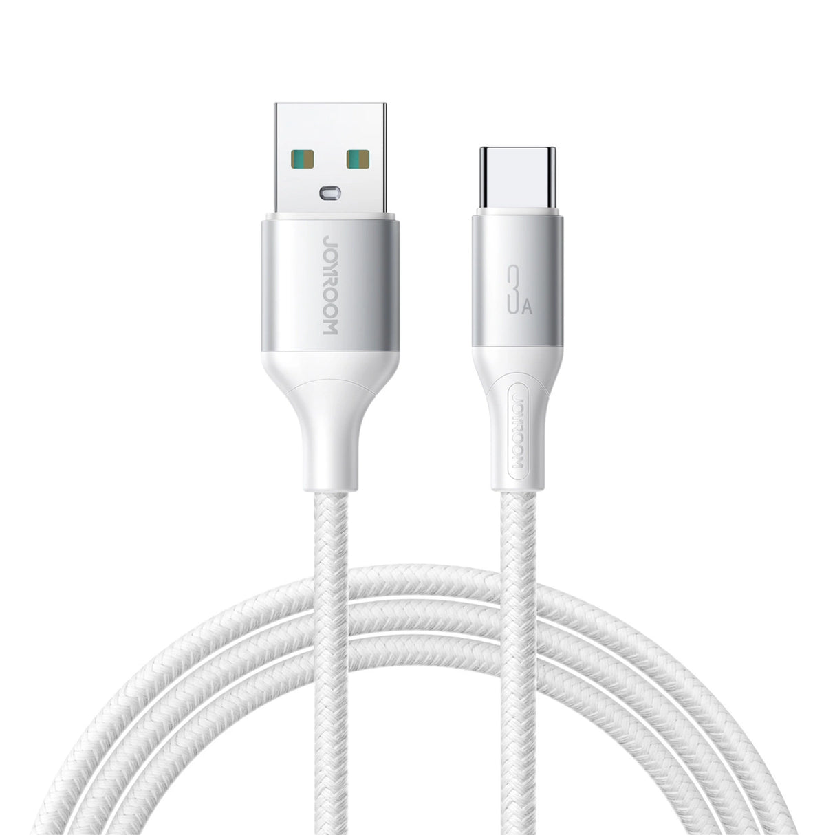 Joyroom S-A28 Flash Series 3A USB-A - USB-C Kabel 1m - Hvid