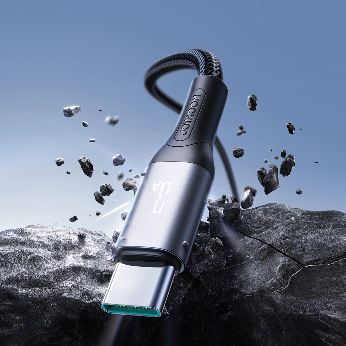 Joyroom S-A28 Flash Series 3A USB-A - USB-C kabel 2m - sort