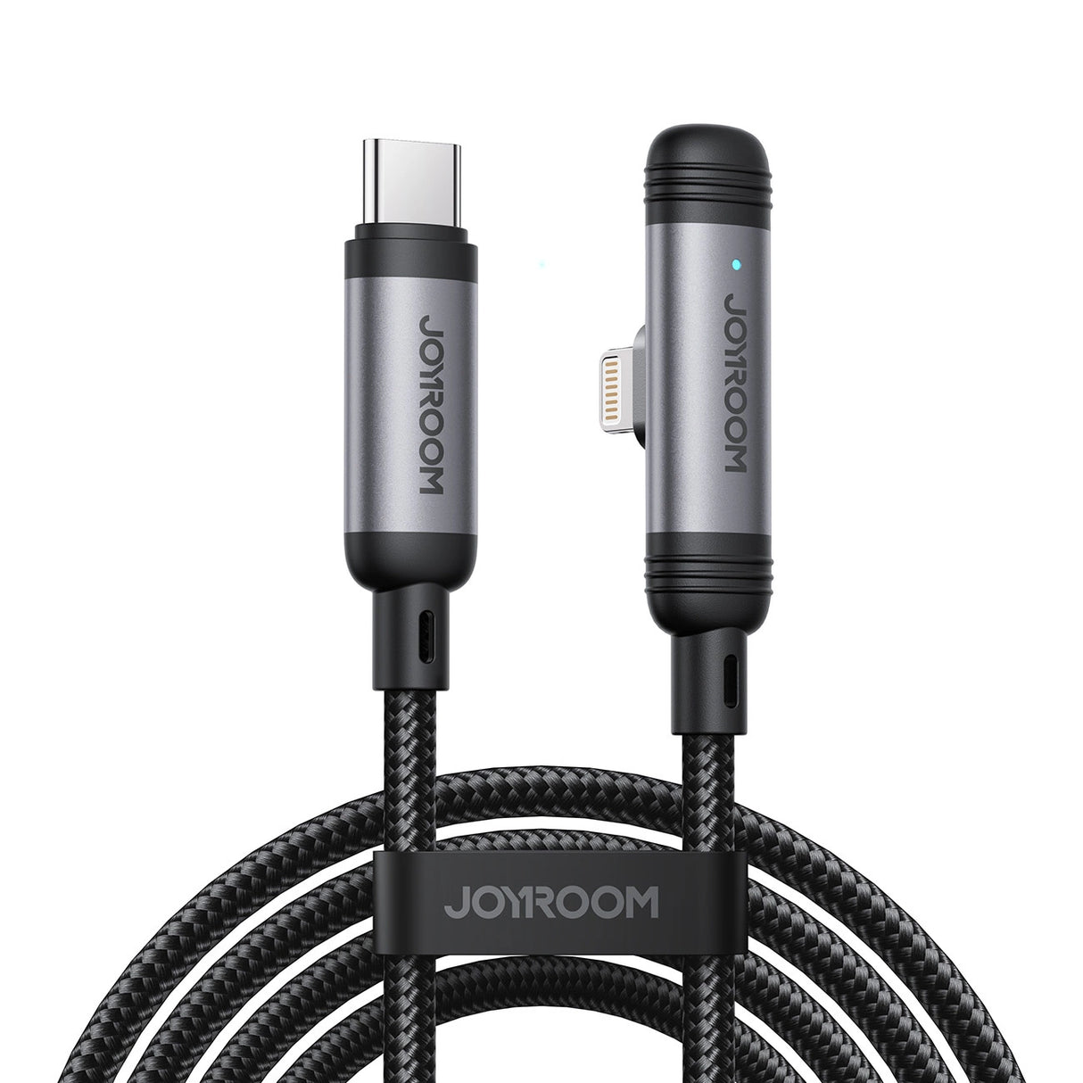 Joyroom S-A56 EnjoyX Series 90° USB-C - Lightning kabel 30W 1,2m - sort