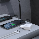 Dudao A27 Max 35W GaN Wall Charger - hvid