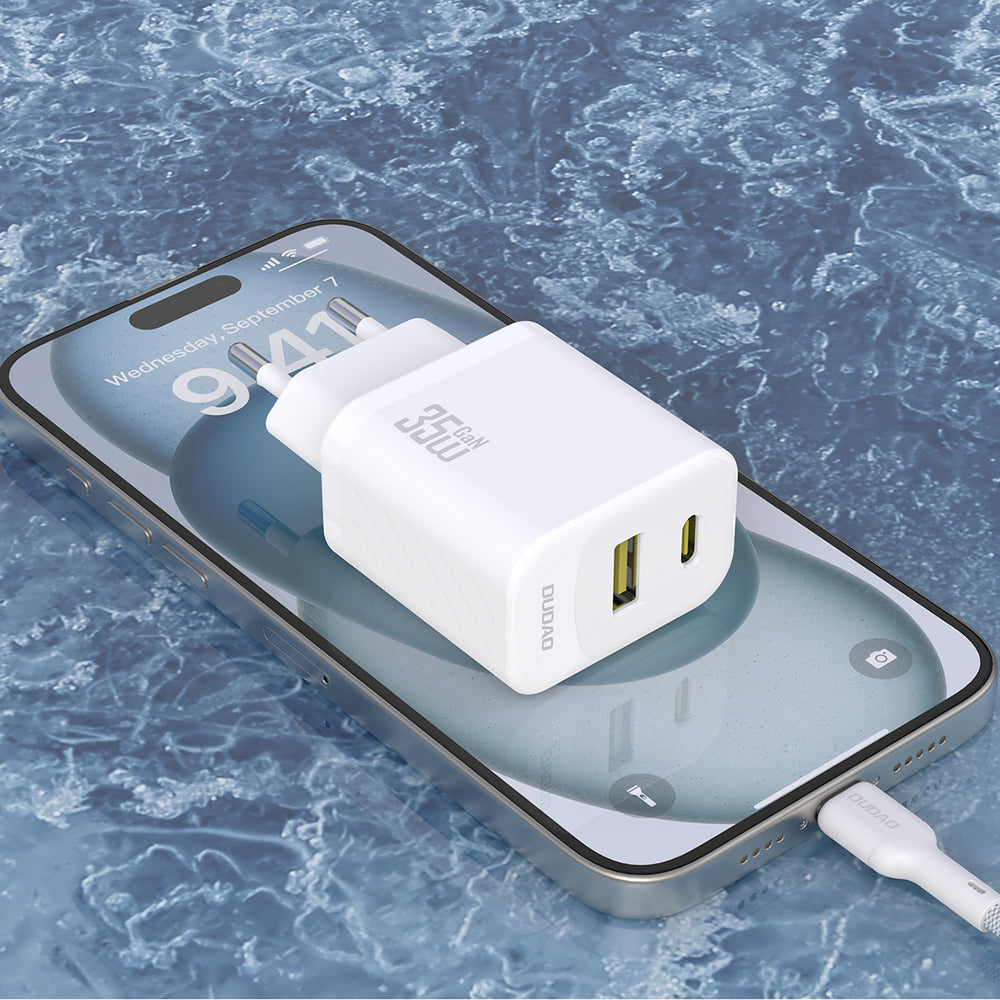Dudao A27 Max 35W GaN Wall Charger - hvid