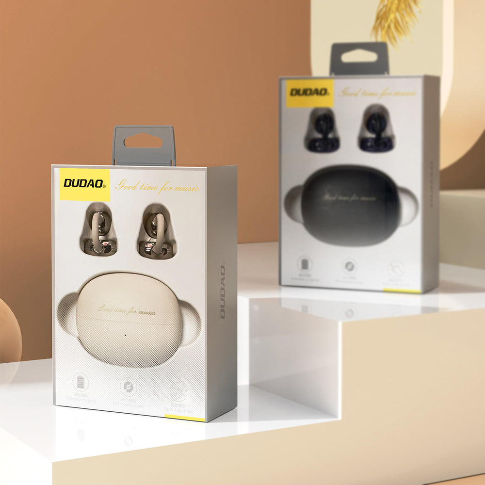 Dudao U20 TWS Bluetooth trådløse hovedtelefoner - hvid