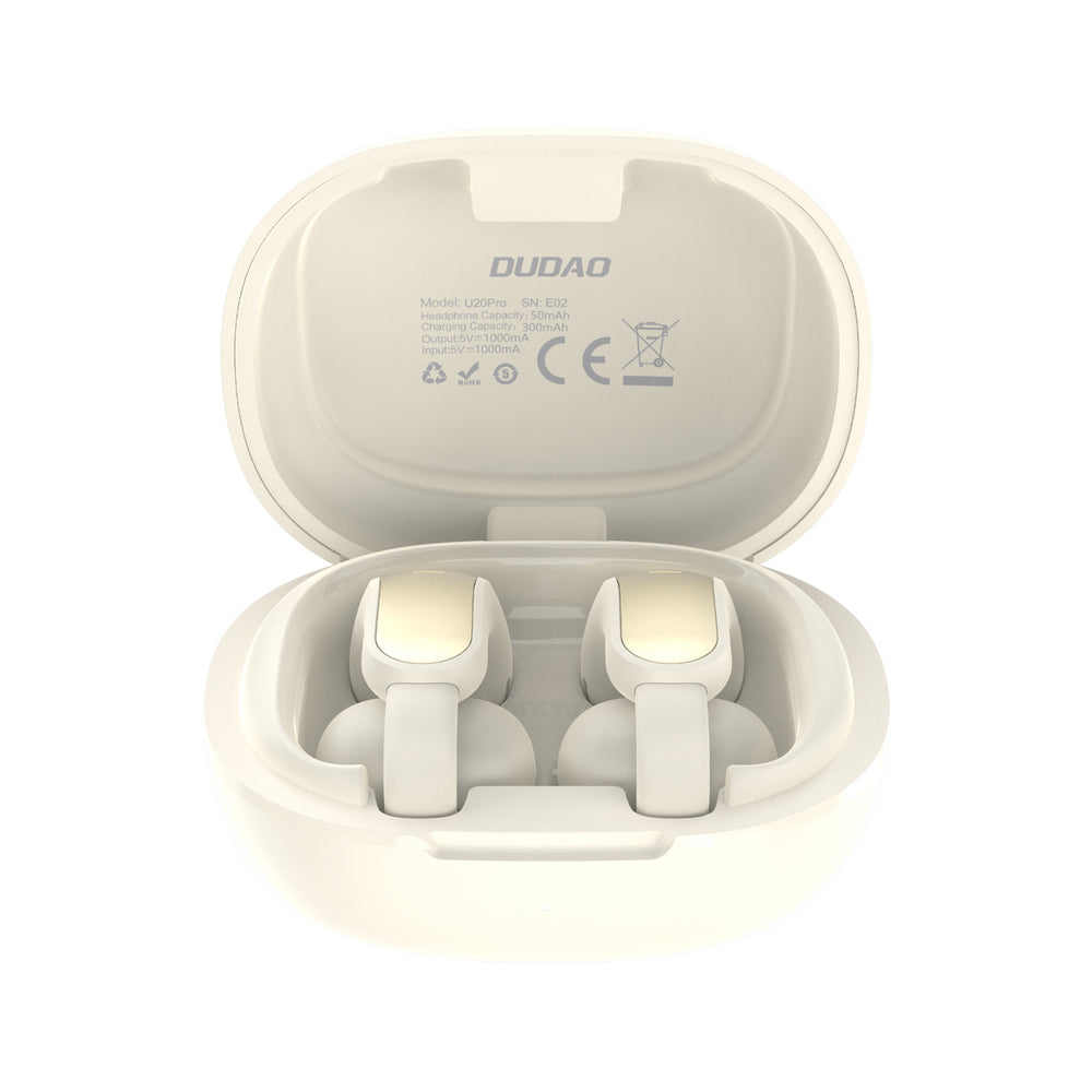 Dudao U20 Pro TWS Bluetooth trådløse hovedtelefoner - hvid