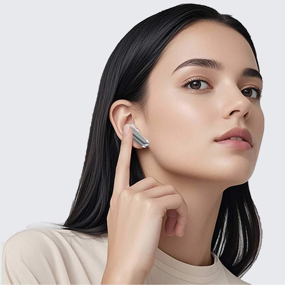 Dudao U21 TWS ANC ENC Bluetooth trådløse hovedtelefoner - hvid