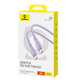 Baseus Pudding 100W USB-C - USB-C Kabel 2m - lilla
