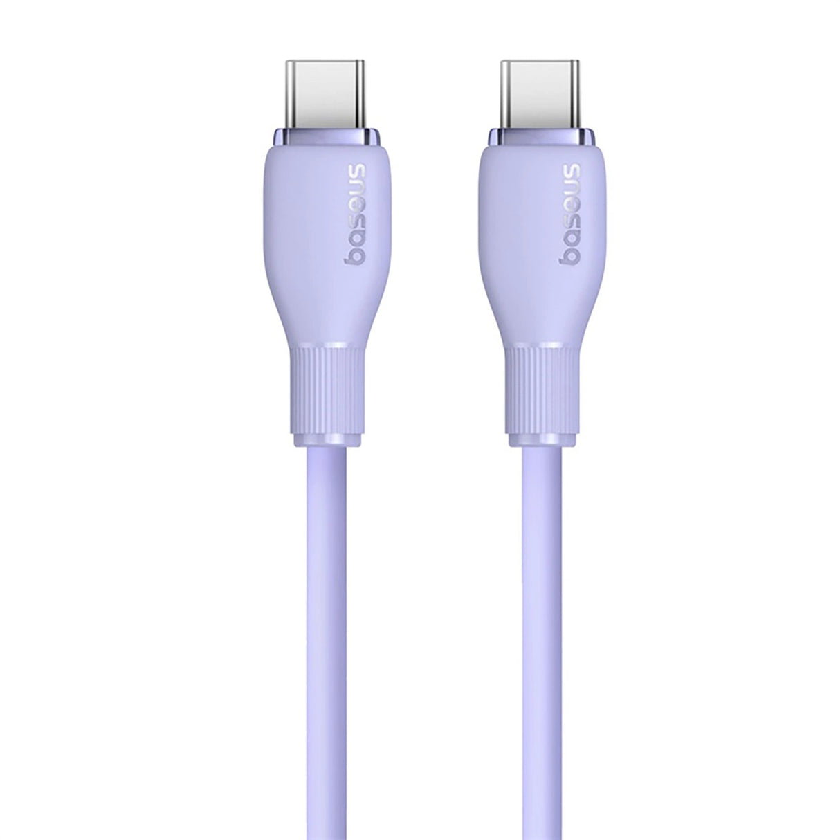 Baseus Pudding 100W USB-C - USB-C Kabel 2m - lilla