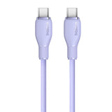 Baseus Pudding 100W USB-C - USB-C Kabel 2m - lilla