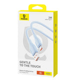 Baseus Pudding 100W USB-A - USB-C Kabel 2m - Blå