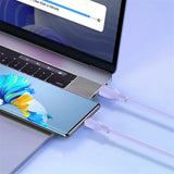 Baseus Pudding 100W USB-A - USB-C Kabel 2m - Purple