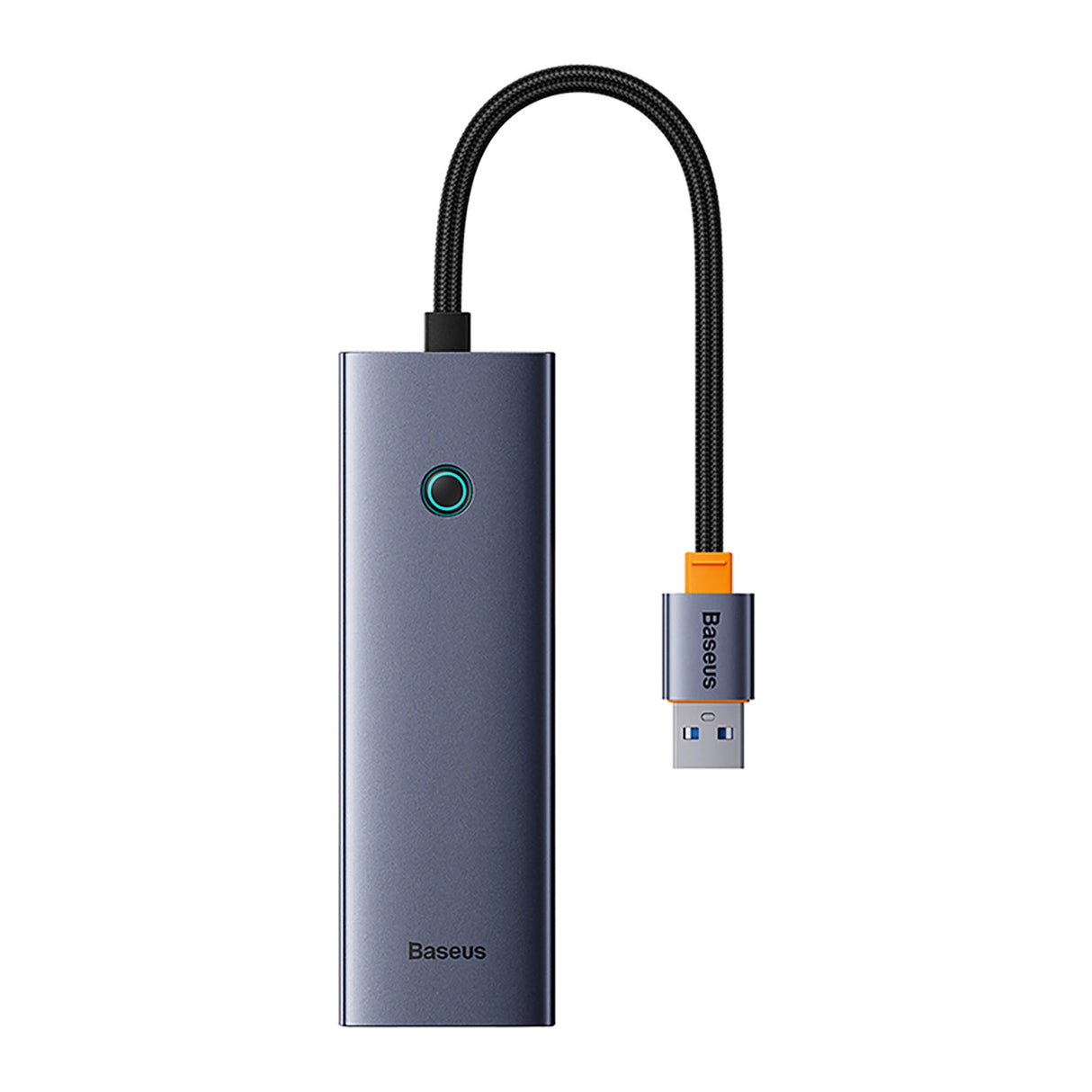 Baseus UltraJoy 4in1 USB-A Hub 3 x USB-A 3.0 + RJ45 - Grå
