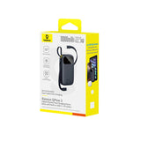 Baseus EnerFill FC31 QPow3 10000mAh 22.5W Powerbank with Digital Display and 2 Built-in Cables (USB-C + Lightning) - Black