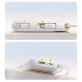 Baseus EnerFill FC31 20000mAh 22.5W Powerbank with Digital Display and 2 Built-in Cables (USB-C + Lightning) - White