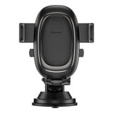 Baseus UltraControl Pro Clamp-on Car Holder med sugekop/krog til luftventilation - sort