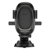 Baseus UltraControl Pro Clamp-on Car Holder med sugekop/krog til luftventilation - sort