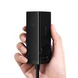 Baseus GaN3 Pro 65W EU-opladningsstation + 2 x USB-C + 2 x USB-A med Baseus Xiaobai USB-C 100W 1m kabel - sort