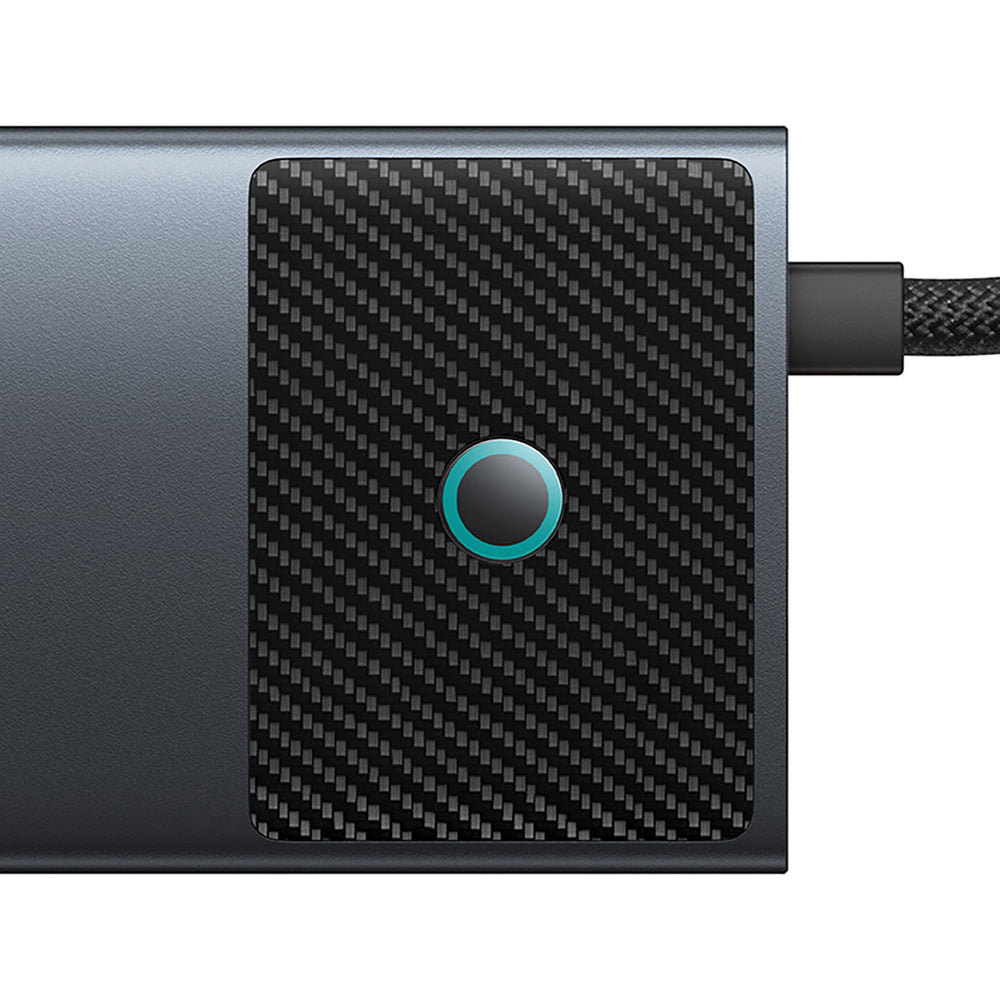 Baseus Metal Gleam II 10in1 HDMI USB-A USB-C RJ45 SD/TF Hub - Gray