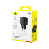 Baseus Palm 30W USB-C Wall Charger - sort