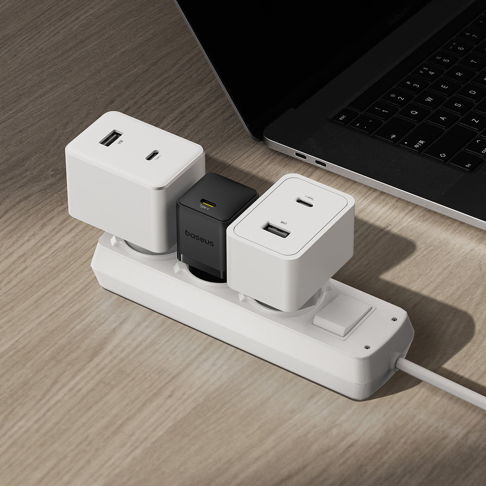 Baseus Palm 30W USB-C vægoplader - hvid