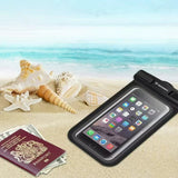 Wozinsky WWE-01 vandtæt kuffert med PVC-armbånd - sort