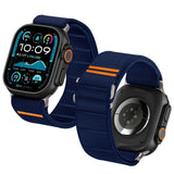 Tech-Protect Nylon Slip Strap til Apple Watch 44 / 45 / 46 / 49 mm - Navy Blue