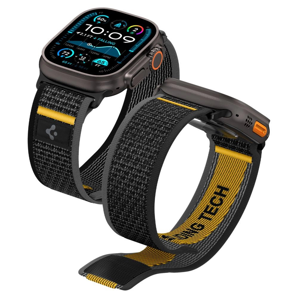 Spigen Athlex Air Strap til Apple Watch 44 / 45 / 46 / 49 mm - sort