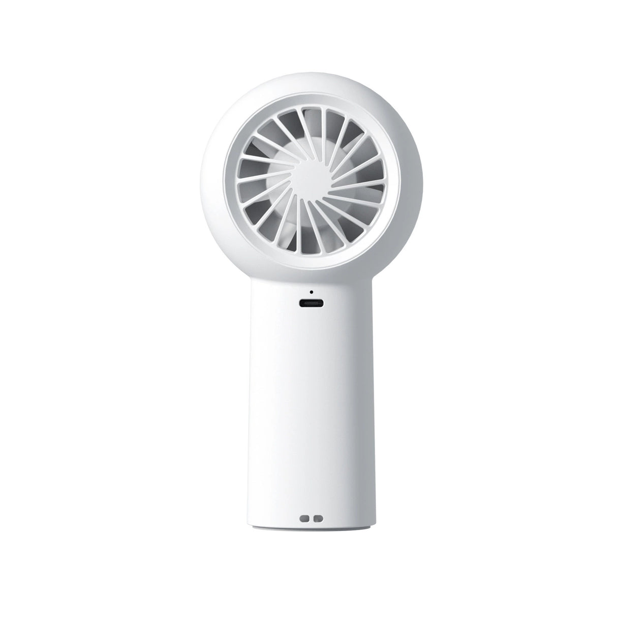 Jisulife håndholdt ventilator Life5 Plus 4000mAh bærbar mini blæser USB-ventilator - hvid