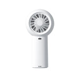 Jisulife håndholdt ventilator Life5 Plus 4000mAh bærbar mini blæser USB-ventilator - hvid