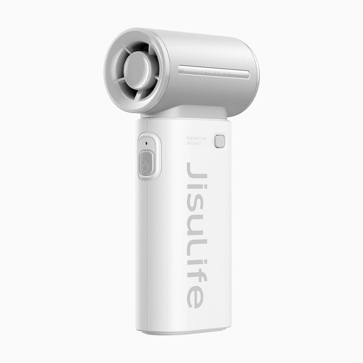 Jisulife håndholdt ventilator Life9 5000mAh bærbar mini blæser USB-ventilator - grå
