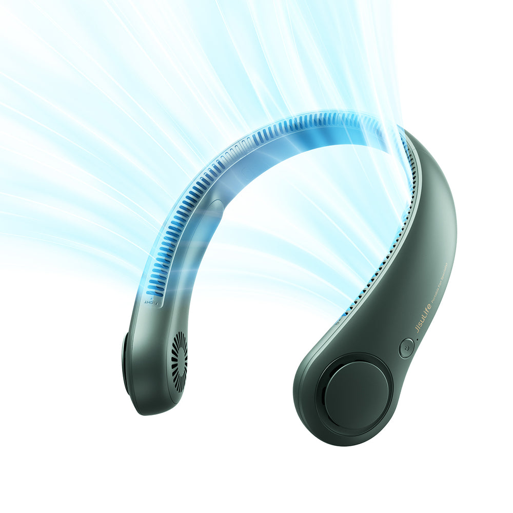 Jisulife Halsventilator Life3 Bærbar USB Halsventilator - Grøn