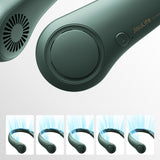Jisulife Halsventilator Life3 Bærbar USB Halsventilator - Grøn