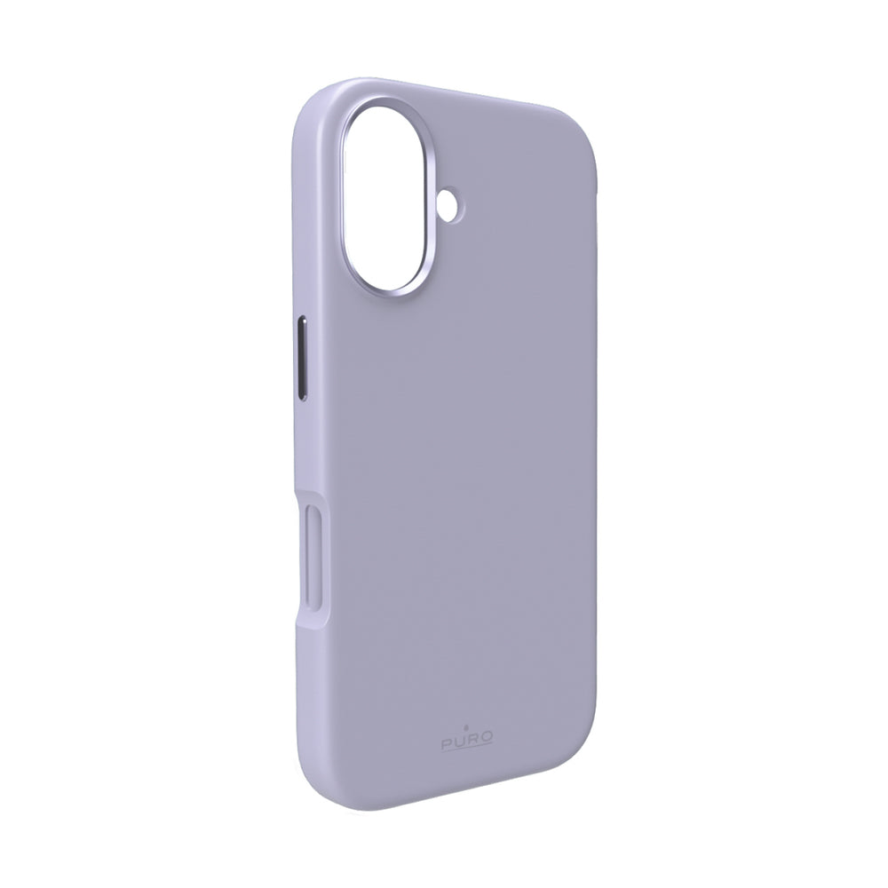 Pure Icon Mag Pro flydende silikone-foder for iPhone 17, MagSafe-kompatibel, med kamerabeskyttelse og aluminiumsknapper - Pink